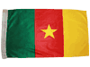 CAMEROON 12" X 18" INCHES COUNTRY HIGH QUALITY FLAG WITH SLEAVE WITHOUT STICK .. FIFA SOCCER WORLD CUP .. NEW