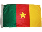 CAMEROON 12" X 18" INCHES COUNTRY HIGH QUALITY FLAG WITH SLEAVE WITHOUT STICK .. FIFA SOCCER WORLD CUP .. NEW