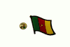CAMEROON COUNTRY FLAG METAL LAPEL PIN BADGE .. NEW CAMEROON COUNTRY FLAG METAL LAPEL PIN BADGE .. NEW
