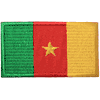 CAMEROON COUNTRY FLAG SMALLIRON ON PATCH CREST BADGE .. NEW