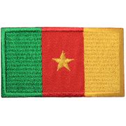 CAMEROON COUNTRY FLAG SMALLIRON ON PATCH CREST BADGE .. NEW