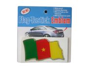 CAMEROON COUNTRY FLAG WAVY BUMPER DECAL STICKER EMBLEM ...