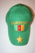 CAMEROON GREEN COUNTRY FLAG HAT CAP .. FIFA WORLD CUP SOCCER FOOTBALL .NEW