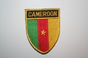 CAMEROON OVAL COUNTRY FLAG IRON ON SHIELD PATCH CREST BADGE .. NEW