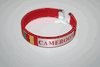 CAMEROON RED COUNTRY FLAG FLEXIBLE C BRACELET WRISTBAND .. NEW