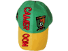 CAMEROON YELLOW GREEN COUNTRY FLAG FIFA SOCCER WORLD CUP EMBOSSED HAT CAP .. NEW