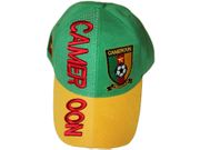 CAMEROON YELLOW GREEN COUNTRY FLAG FIFA SOCCER WORLD CUP EMBOSSED HAT CAP .. NEW