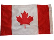 CANADA 12" X 18" INCHES COUNTRY HIGH QUALITY FLAG WITH SLEAVE WITHOUT STICK .. FIFA SOCCER WORLD CUP .. NEW