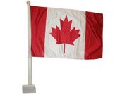 CANADA 12" X 18" INCHES HEAVY DUTY COUNTRY FLAG WITH STICK .. FIFA SOCCER WORLD CUP .. NEW