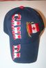 CANADA BLUE COUNTRY FLAG EMBOSSED HAT CAP .. CANADIAN .. NEW