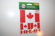 CANADA COUNTRY FLAG COLLECTION OF STICKERS BIG & SMALL .. NEW