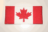 CANADA COUNTRY FLAG LARGE  IRON-ON PATCH CREST BADGE ... CANADIAN ... NEW