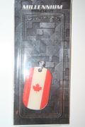 CANADA COUNTRY FLAG METAL DOG TAG NECKLACE PENDANT .. NEW