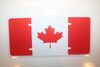 CANADA COUNTRY FLAG METAL LICENSE PLATE FOR YOUR CAR ... CANADIAN HOCKEY SOCCER .. NEW
