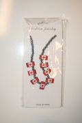 CANADA COUNTRY FLAG METAL NECKLACE FASHION JEWELRY ... FOR MEN & WOMEN ... NEW