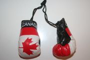 CANADA COUNTRY FLAG PAIR OF MINIATURE BOXING GLOVES .. NEW