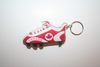 CANADA COUNTRY FLAG SOCCER SHOE CLEAT KEYCHAIN ... CANADIAN FIFA WORLD CUP .. NEW
