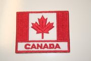 CANADA COUNTRY FLAG WORD IRON-ON PATCH CREST BADGE ... CANADIAN ... NEW