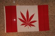 CANADA HEMP MARIJUANA 3' X 5' FEET LARGE COUNTRY FLAG BANNER .. NEW