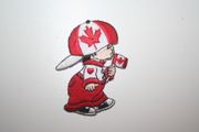 CANADA LITTLE BOY COUNTRY FLAG IRON ON EMBROIDERED PATCH CREST BADGE .. NEW