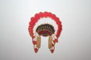CANADA NATIVE AMERICAN HEADDRESS IRON ON EMBOIDERED PATCH CREST BADGE .. NEW