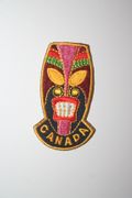 CANADA NATIVE MASK IRON ON EMBOIDERED PATCH CREST BADGE .. NEW