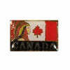 CANADA NATIVE SQUARE COUNTRY FLAG SMALL METAL LAPEL PIN BADGE .. NEW