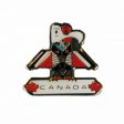 CANADA NATIVE TOTEM POLE SMALL METAL LAPEL PIN BADGE ..NEW