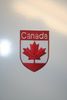 CANADA RED MAPLE LEAF SHIELD PATCH CREST IRON-ON BADGE ...NEW