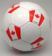 ---SOLD OUT---CANADA WHITE COUNTRY FLAG SMALL KIDS CHILDS SOCCER BALL FOOTBALL SIZE 2 ...NEW