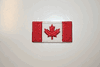 CANADA X-SMALL COUNTRY FLAG IRON-ON PATCH CREST BADGE .. NEW