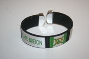 CAPE BRETON BLACK SUPER THICK BRACELET WRISTBAND .. NEW