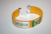 CAPE BRETON YELLOW FLAG SUPER THICK BRACELET WRISTBAND .. NEW