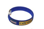 CAPE VERDE BLUE COUNTRY FLAG C' BRACELET WRISTBAND