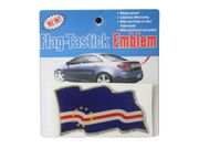 CAPE VERDE COUNTRY FLAG WAVY BUMPER DECAL STICKER EMBLEM ...