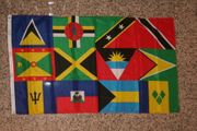 CARIBBEAN ISLANDS MULTI-FLAGS 3' X 5' FEET COUNTRY FLAG BANNER