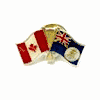 CAYMAN ISLANDS / CANADA COUNTRY FLAG SMALL METAL FRIENDSHIP LAPEL PIN BADGE ..NEW