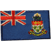 CAYMAN ISLANDS COUNTRY FLAG SMALL IRON ON PATCH CREST BADGE ...NEW