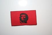 CHE GUEVARA FLAG SMALL IRON ON PATCH CREST BADGE .. CUBA .. NEW