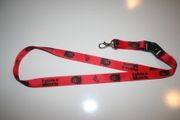 CHE GUEVARA RED PATRIA O MUERTE LANYARD KEYCHAIN PASSHOLDER ... NEW