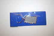 CHECKER FLAG METAL KEYCHAINS ... F1 RACING NASCAR INDY .. NEW