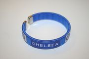 CHELSEA FC BLUE FOOTBALL CLUB SOCCER FLEXIBLE  BRACELET WRISTBAND  ... NEW