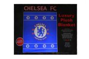 CHELSEA FC LOGO FIFA SOCCER WORLD CUP LUXURY PLUSH BLANKET BEDSPREAD ... SIZE : 200 X 240 CM ( 78.7"X 94.5" INCHES) HIGH QUALITY .. 100% POLYESTER.