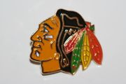CHICAGO BLACKHAWKS NHL HOCKEY METAL LOGO PIN ... NEW
