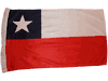 CHILE 12" X 18" INCHES COUNTRY HIGH QUALITY FLAG WITH SLEAVE WITHOUT STICK .. FIFA SOCCER WORLD CUP .. NEW