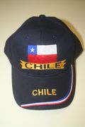 CHILE BLUE COUNTRY FLAG EMBROIDERED HAT CAP .. NEW