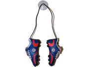 CHILE BLUE RED HANGING SHOES CLEAT WITH SUCTION CUP 5" X 2.5" INCHES FIFA SOCCER WORLD CUP.. NEW
