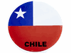 CHILE COUNTRY FLAG CAR MAGNET CIRCLE SHAPE 6 1/4" INCHES IN DIAMETER .. FIFA SOCCER WORLD CUP .. NEW