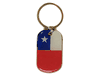 CHILE COUNTRY FLAG KEYCHAIN ..HIGH QUALITY .. NEW