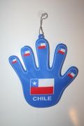 CHILE COUNTRY FLAG WINDOW DISPLAY HAND WITH SUCTION CUP .. NEW